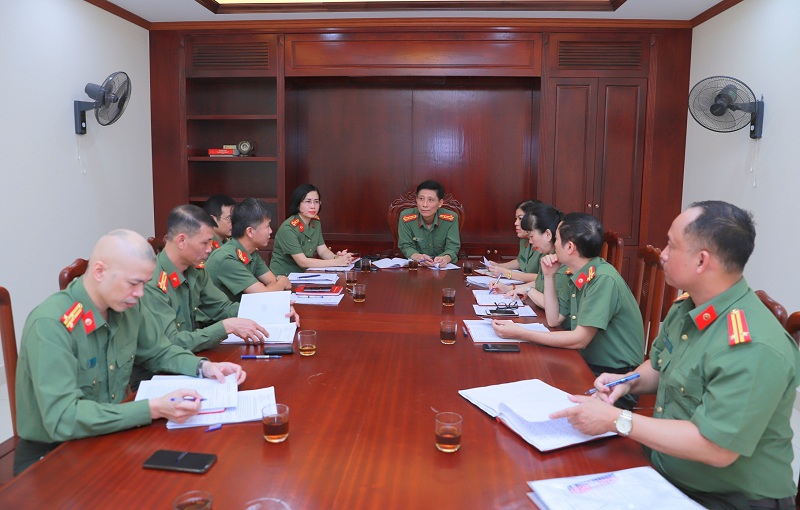 Họp Ban chỉ đạo Cuộc thi viết trên Chuyên đề An ninh Hải Phòng “Khi dân khó – Có Công an” năm 2022